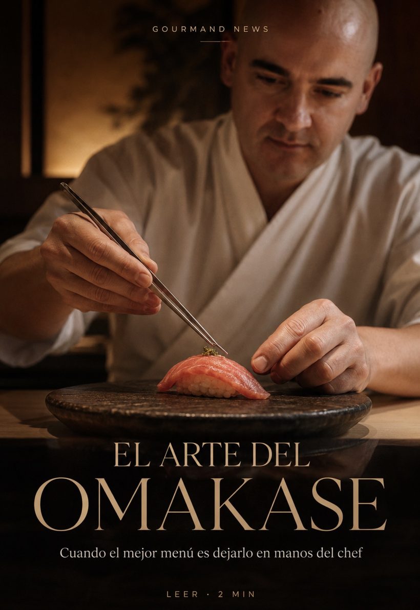 Omakase: cuando el mejor menú es dejarlo en manos del chef