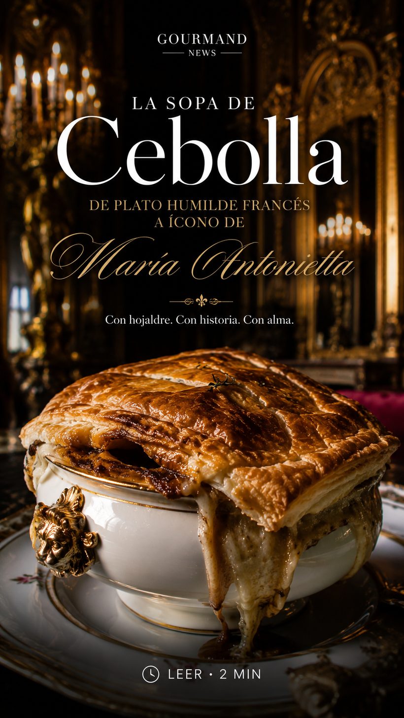 La sopa de cebolla: de plato humilde francés a ícono de Marie Antoinette